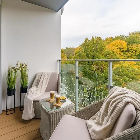 Apartamento Fenomen - Premium Park & Sea, Nadmorskie Tarasy Free Parking, Swimming Pool, Sauna And Other! Kołobrzeg